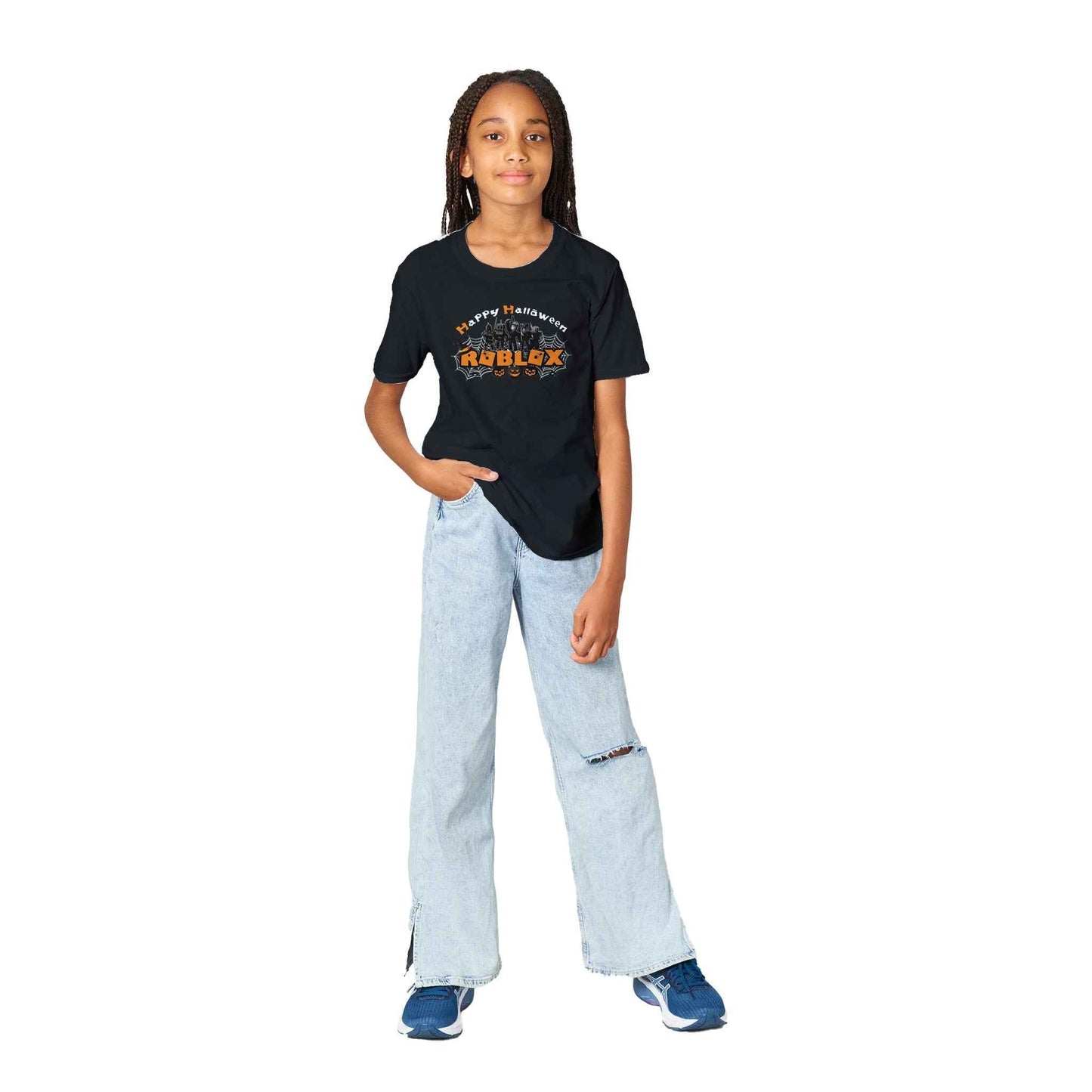 Roblox Halloween Kids Classic Cotton T-shirt