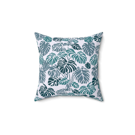 Botanical Leafy Nature Lover Square Pillow