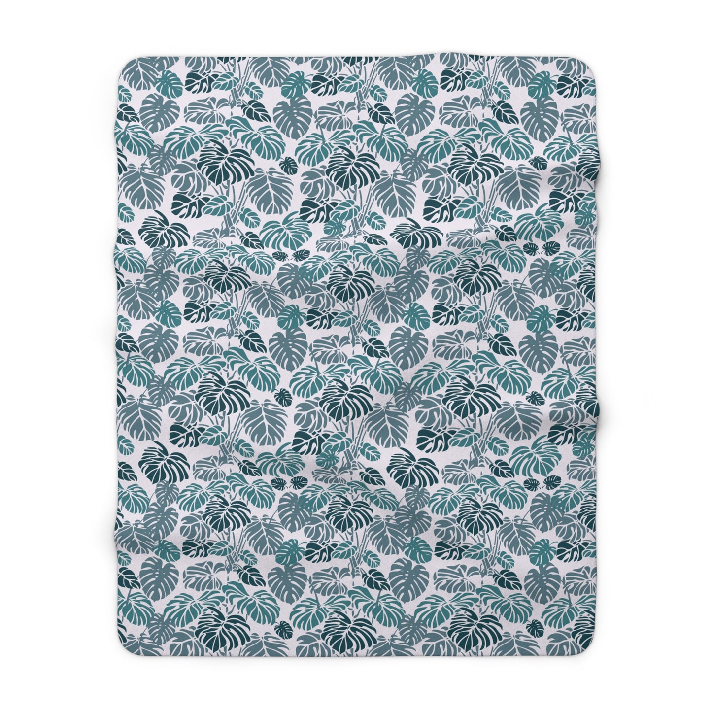 Leafy Nature Lover Sherpa Blanket