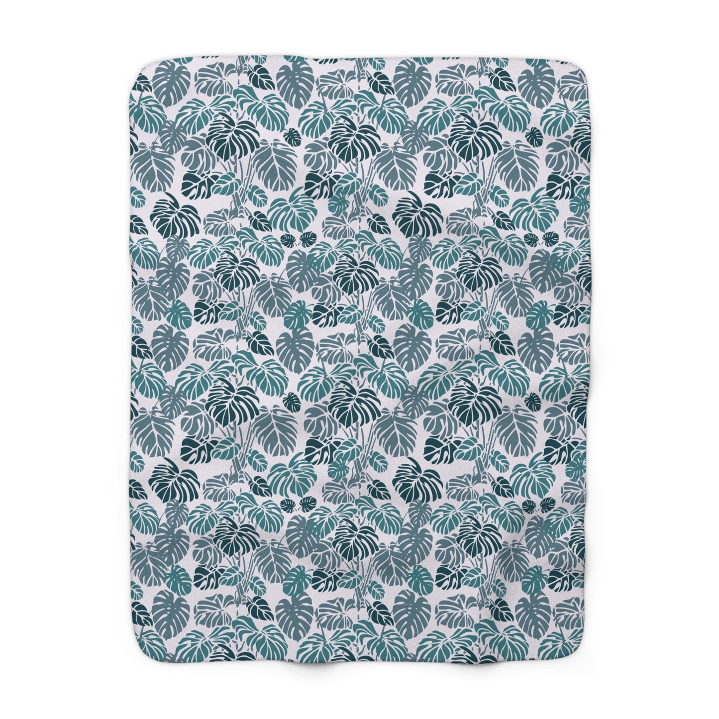 Leafy Nature Lover Sherpa Blanket