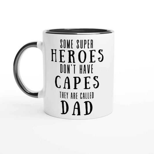 Personalised Super Hero Dad Mug / Little Girl
