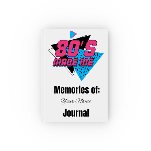 Relive the 80s Personalised Memories Journal - Neofita Designs