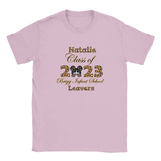 Leopard Print School Leavers / Kids / Classic Cotton T-shirt