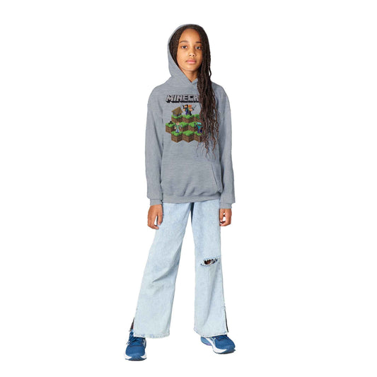 Minecraft Inspired Kids Gamers Hoodie