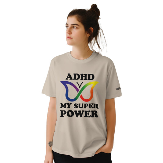 ADHD Unisex T-Shirt My Super Power Tee - Neofita Designs