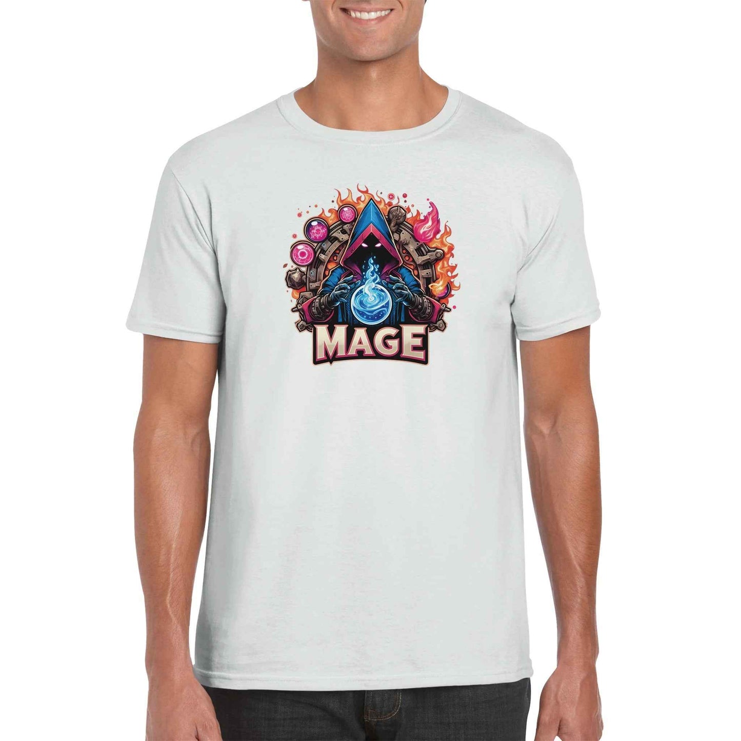 Mage Logo / World Of Warcraft / Unisex / Classic Cotton T-shirt