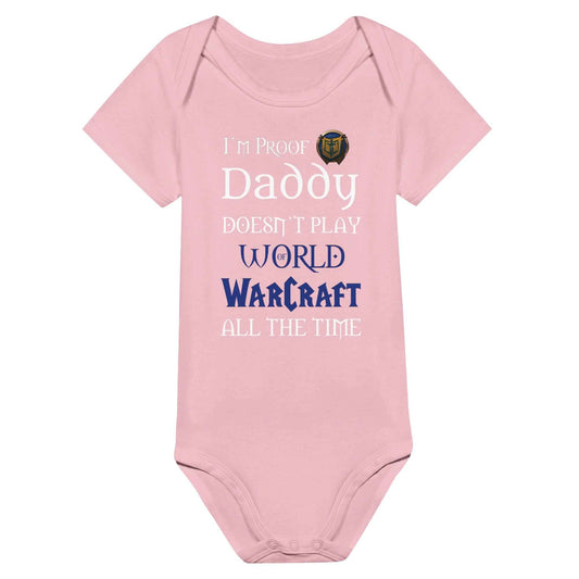 Justice Council Guild Daddy's Baby Bodysuit World of Warcraft Inspired