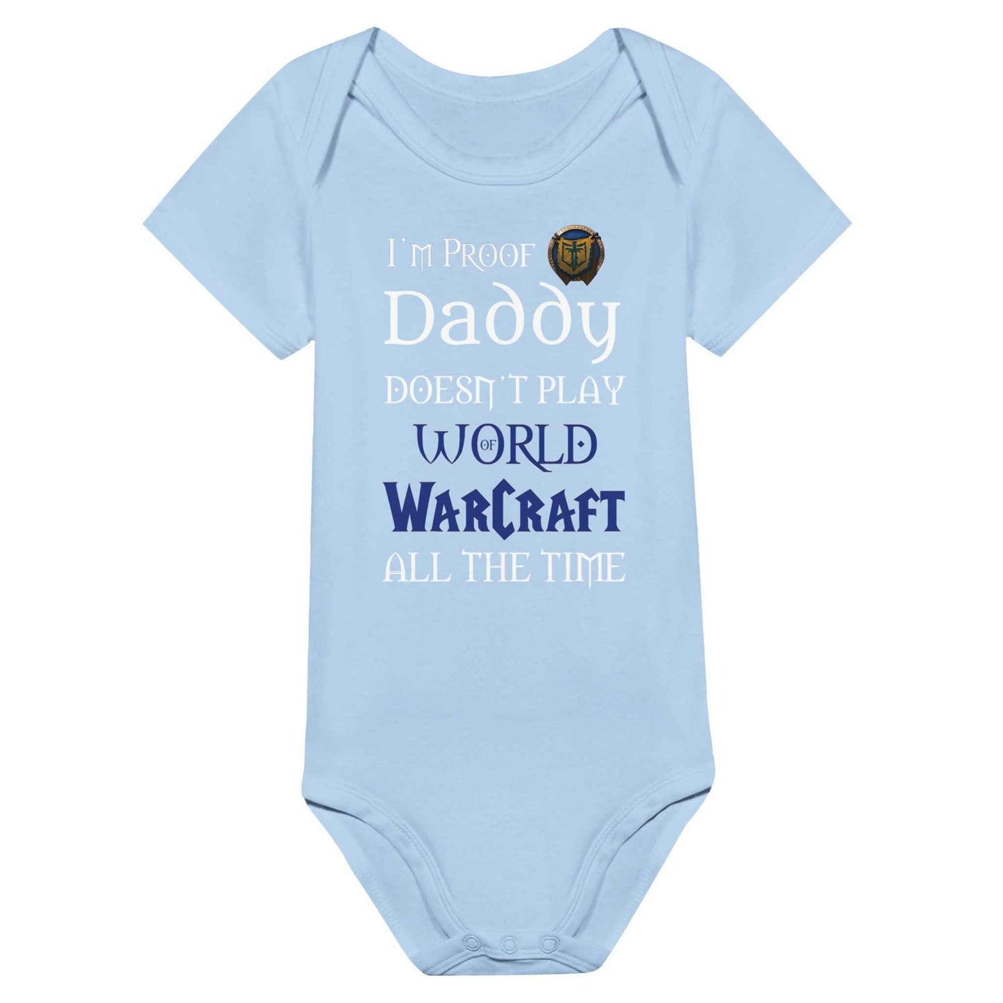 Justice Council Guild Daddy's Baby Bodysuit World of Warcraft Inspired