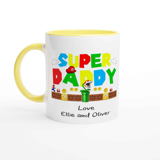 Personalised Super Daddy / Mario Mug