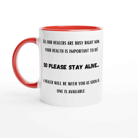 Healer Mug / Funny Text / World of Warcraft