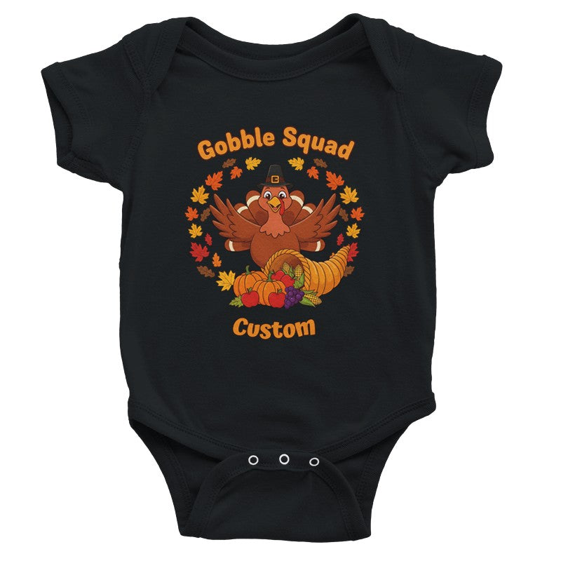 Personalised Gobble Squad Matching Family Shirts