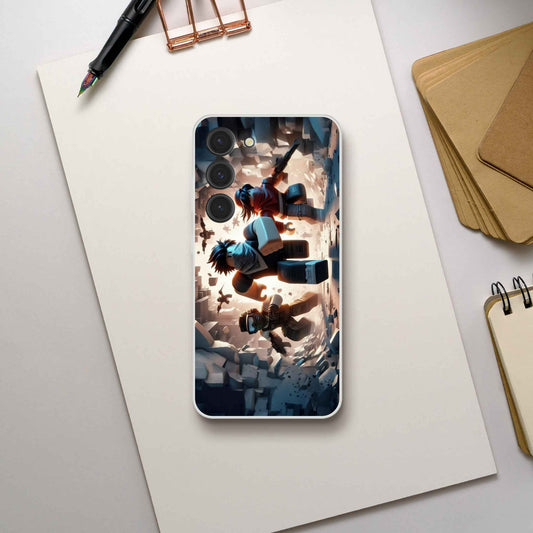 Roblox Graphic Design For Samsung Phone Flexi Transparent Frost Case