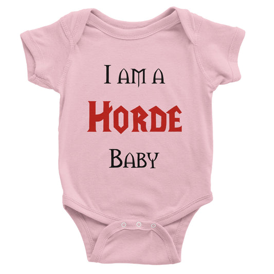 Personalised Baby Bodysuit | I am a Horde Baby | World of Warcraft Inspired - Neofita Designs