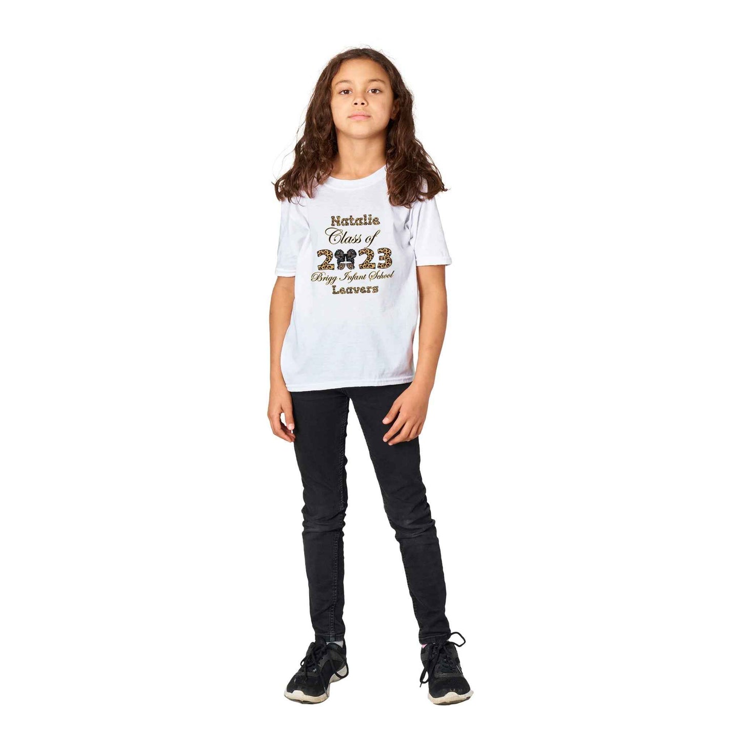 Leopard Print School Leavers / Kids / Classic Cotton T-shirt