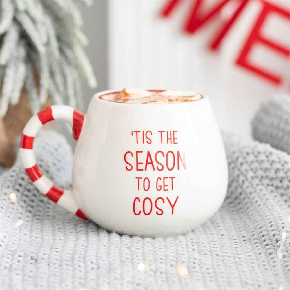 Cosy Season Gingerbread Man Rounded Mug