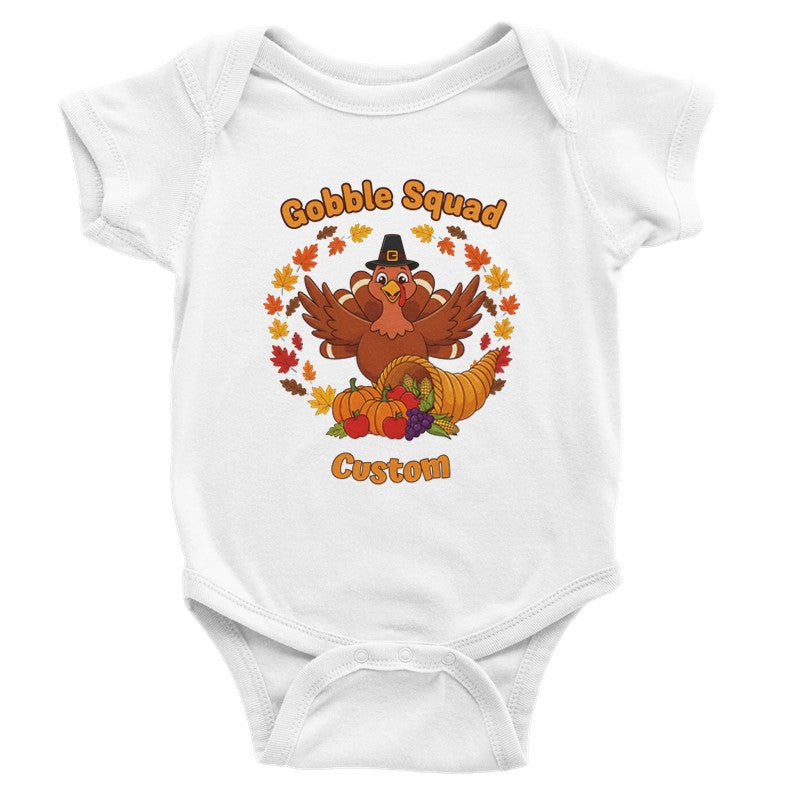 Personalised Gobble Squad Matching Family Shirts