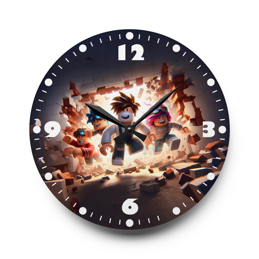 Roblox / Acrylic / Wall Clock