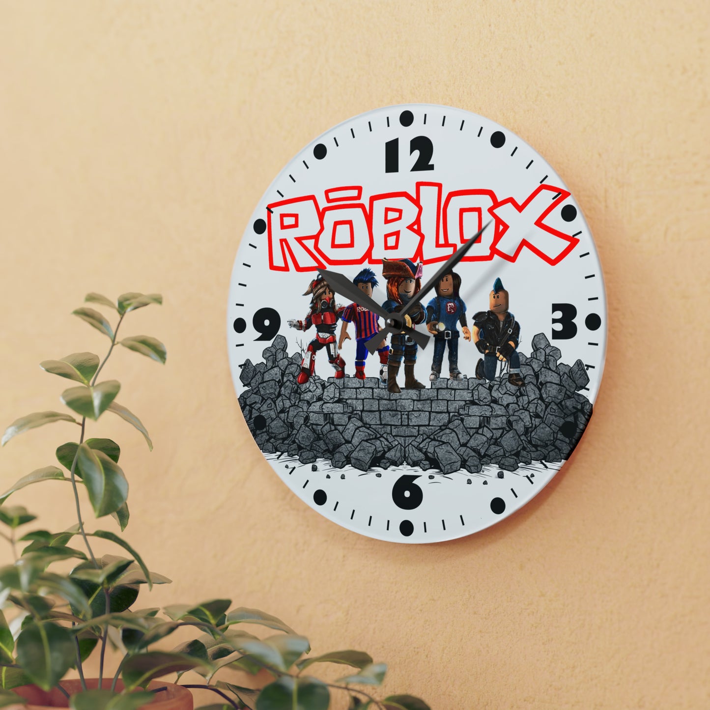 Roblox / Acrylic / Wall Clock