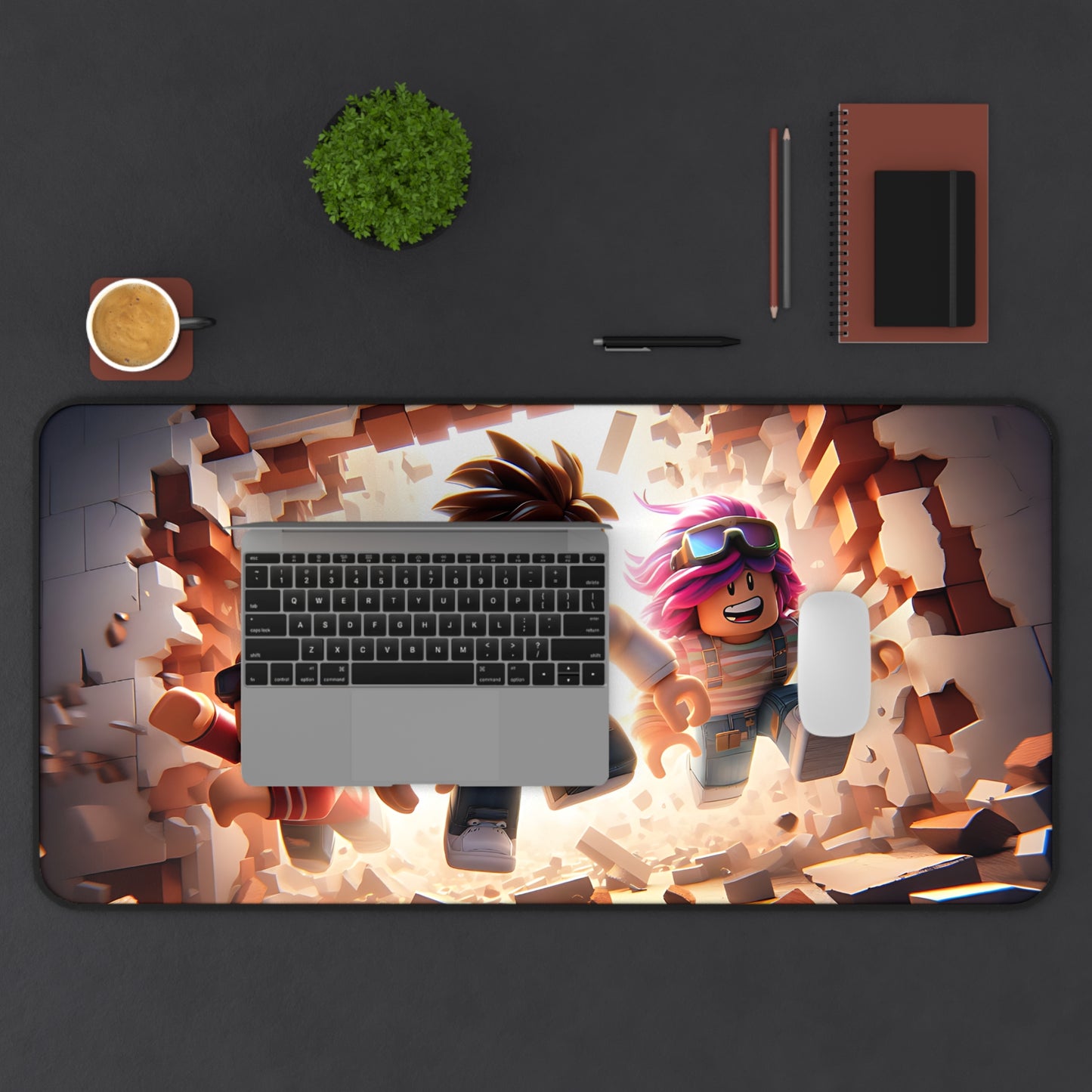 Personalised Gamer Roblox Desk Mat