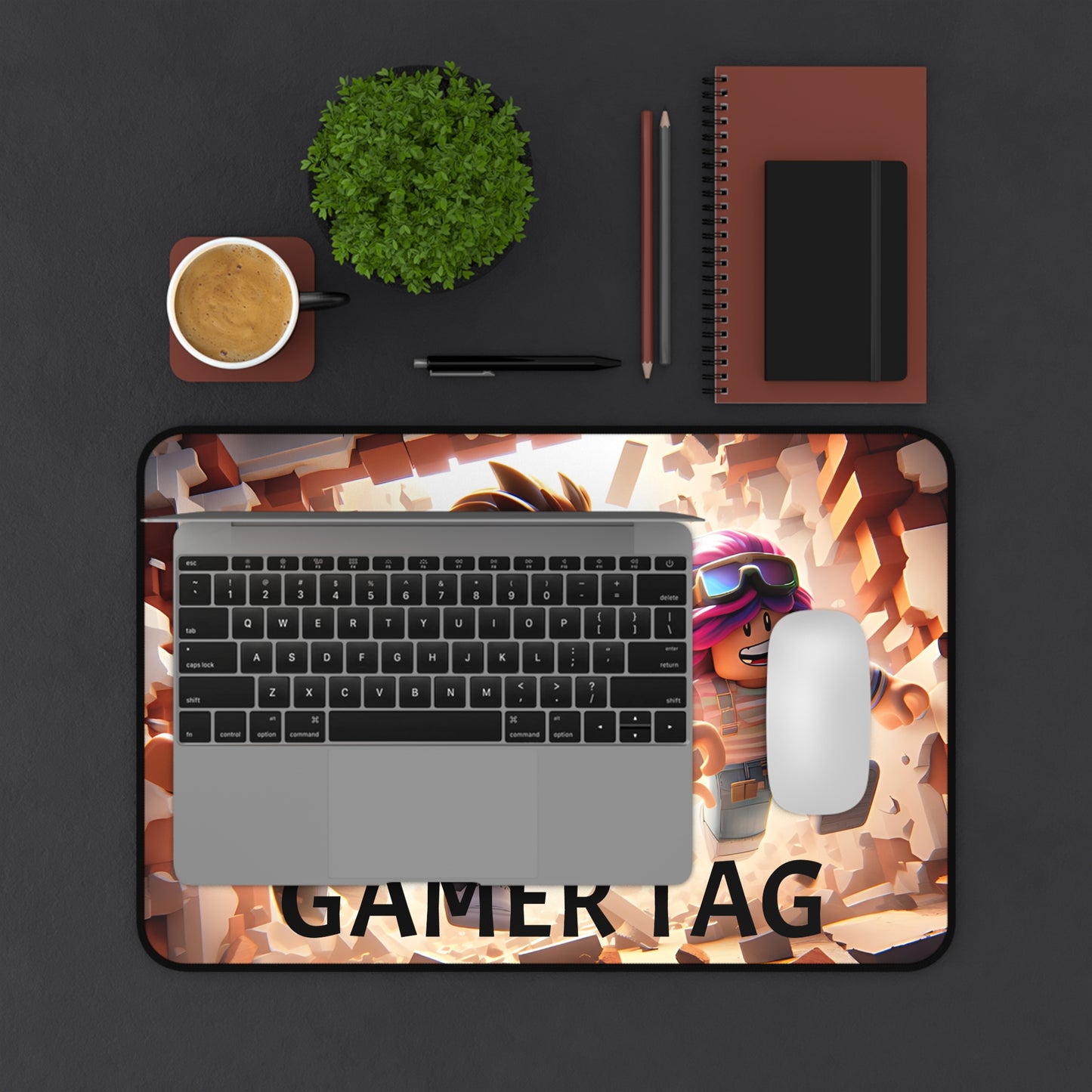 Personalised Gamer Roblox Desk Mat