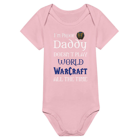 Justice Council Guild Daddy's Baby Bodysuit World of Warcraft Inspired - Neofita Designs