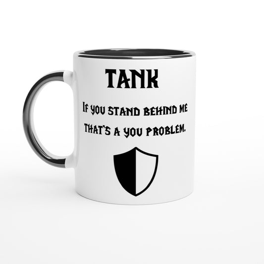 Tank Mug / Funny Text Mug / World of Warcraft - Neofita Designs