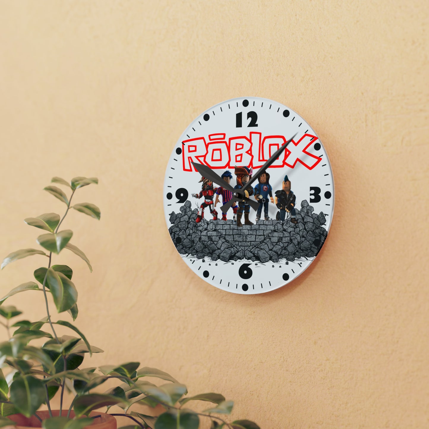 Roblox / Acrylic / Wall Clock