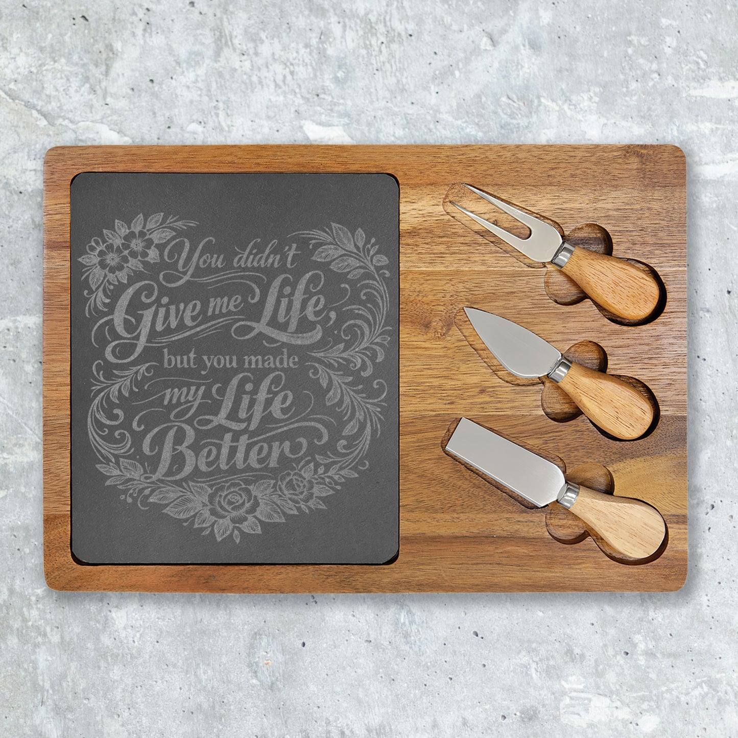 Mom & Stepmom Cutting Board SVG Bundle