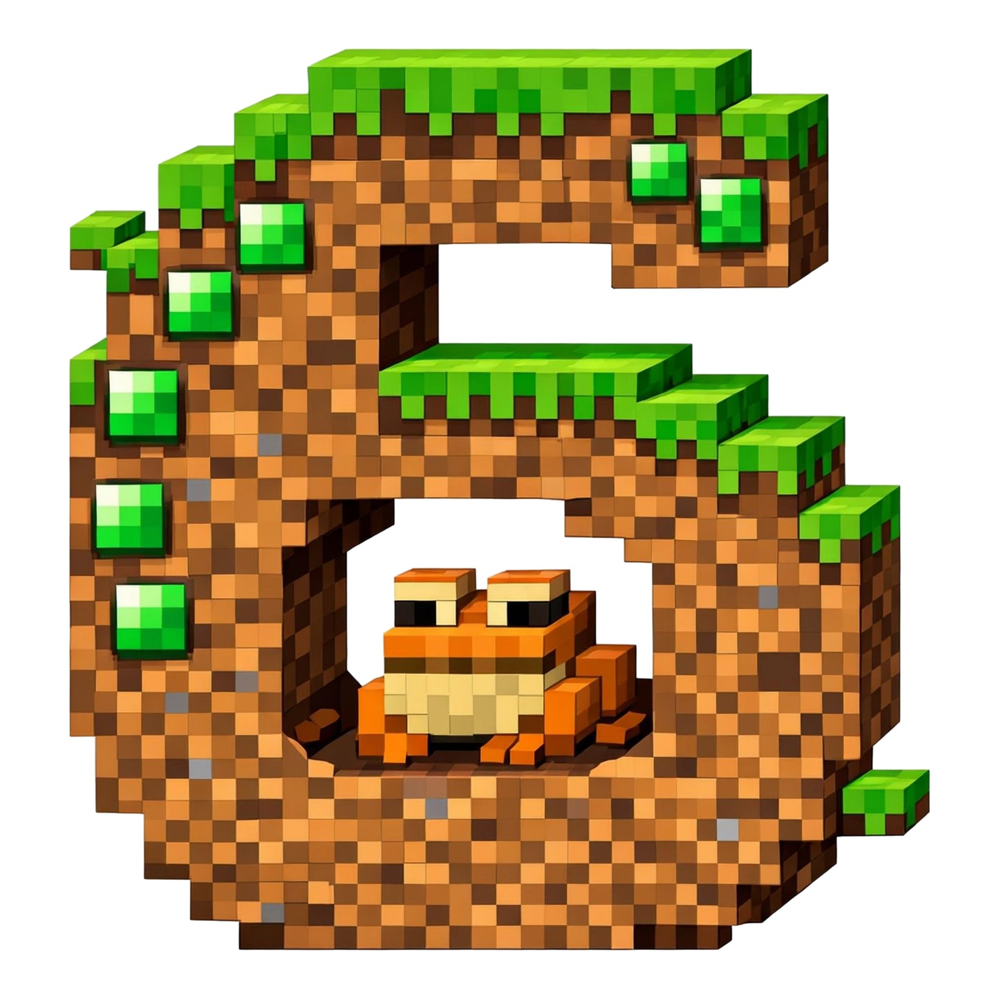 Pixel Art Gamer Numbers 0–9 SVG PNG