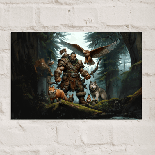 Orc / Hunter / World of Warcraft / Aluminum Print