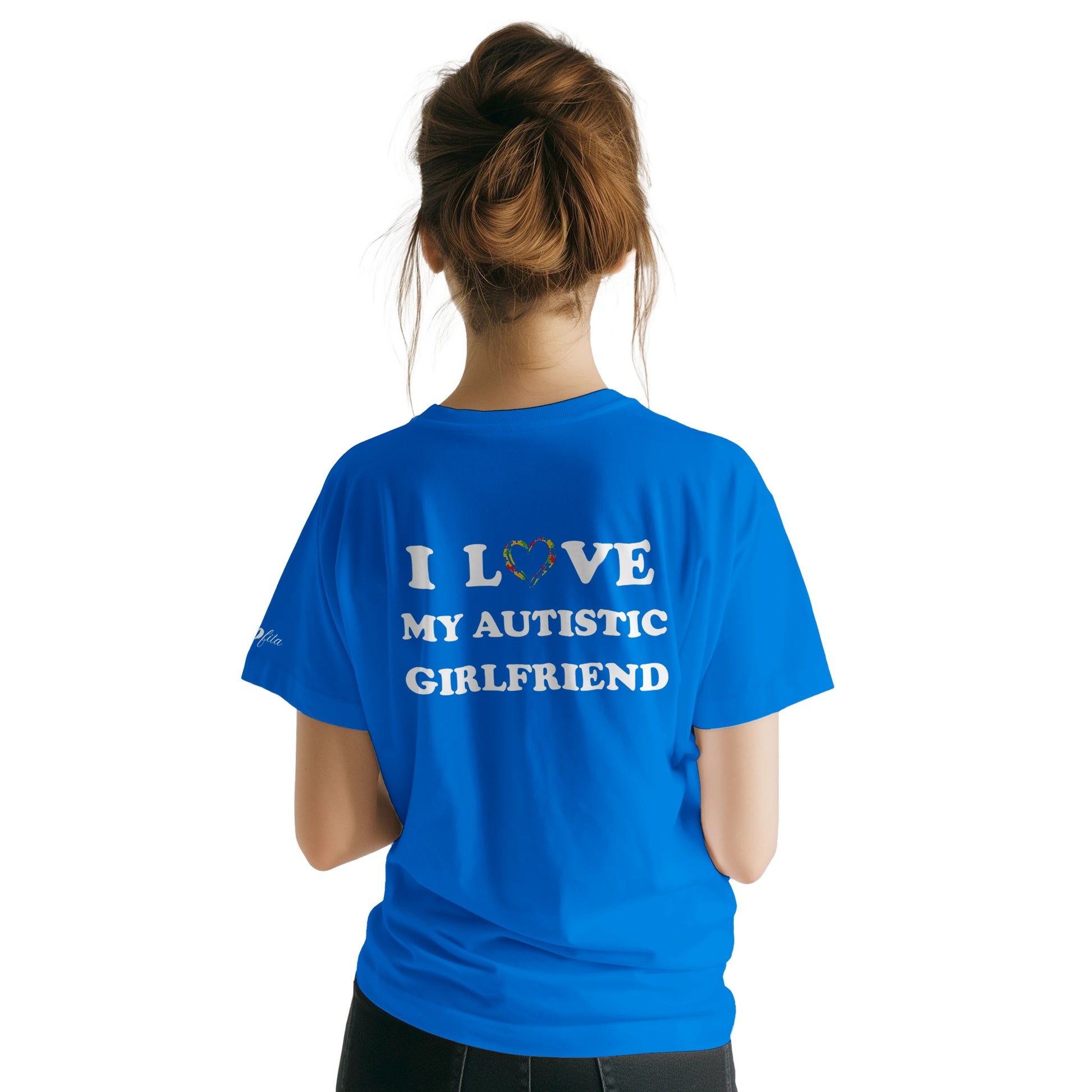 Autism Unisex Shirt I Love My Autistic Girlfriend T-Shirt Autism Awareness Day - Neofita Designs
