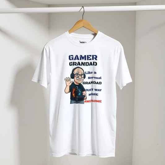Custom Gamer Grandad Classic Cotton T-shirt - Neofita Designs