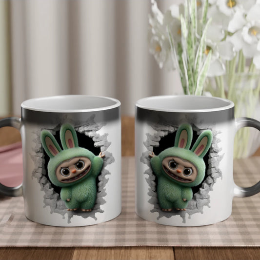 Magic 3D Labubu Monster Style 11 oz Ceramic Mug - Neofita Designs