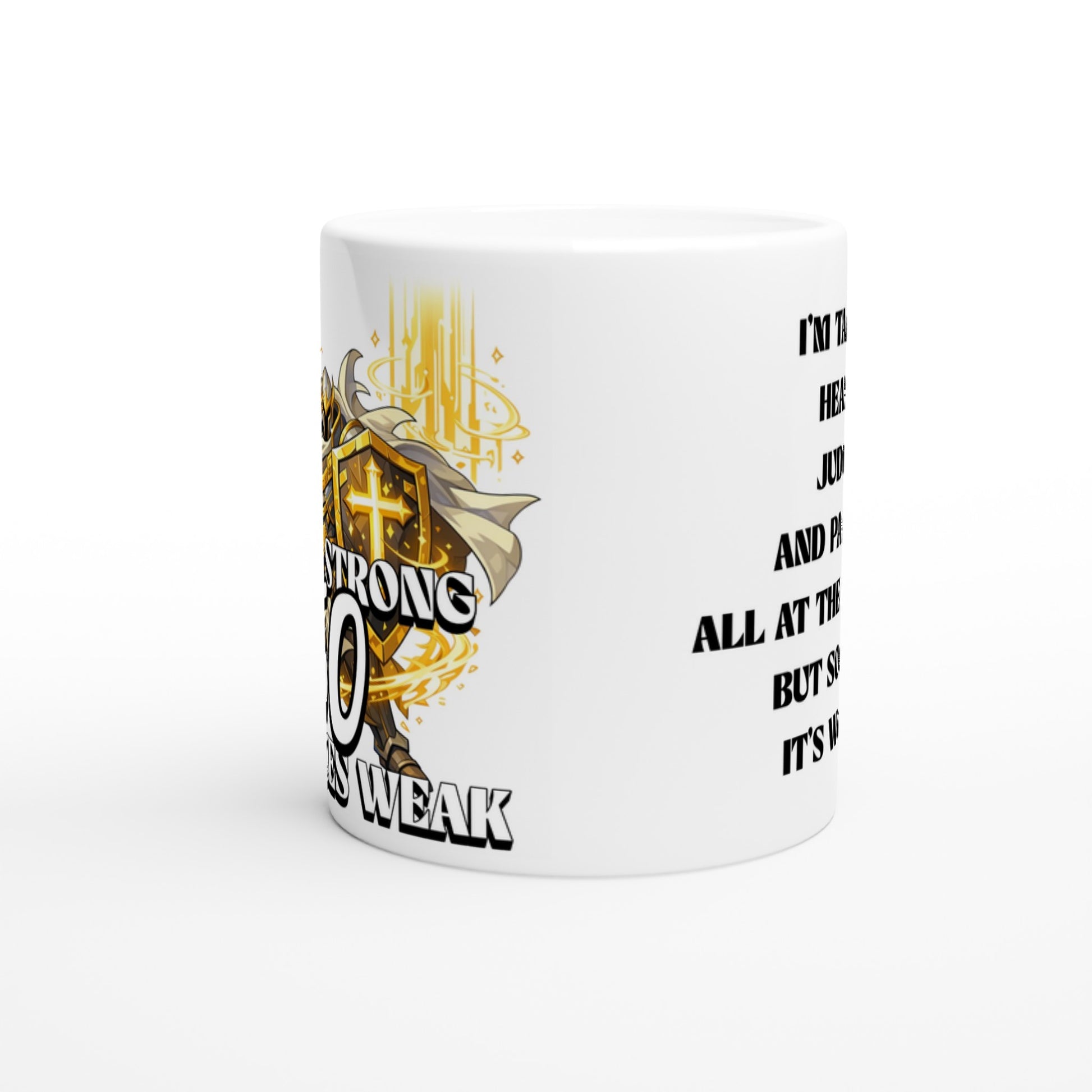 Personalised Funny 50th Birthday Paladin Gamer Mug - Neofita Designs