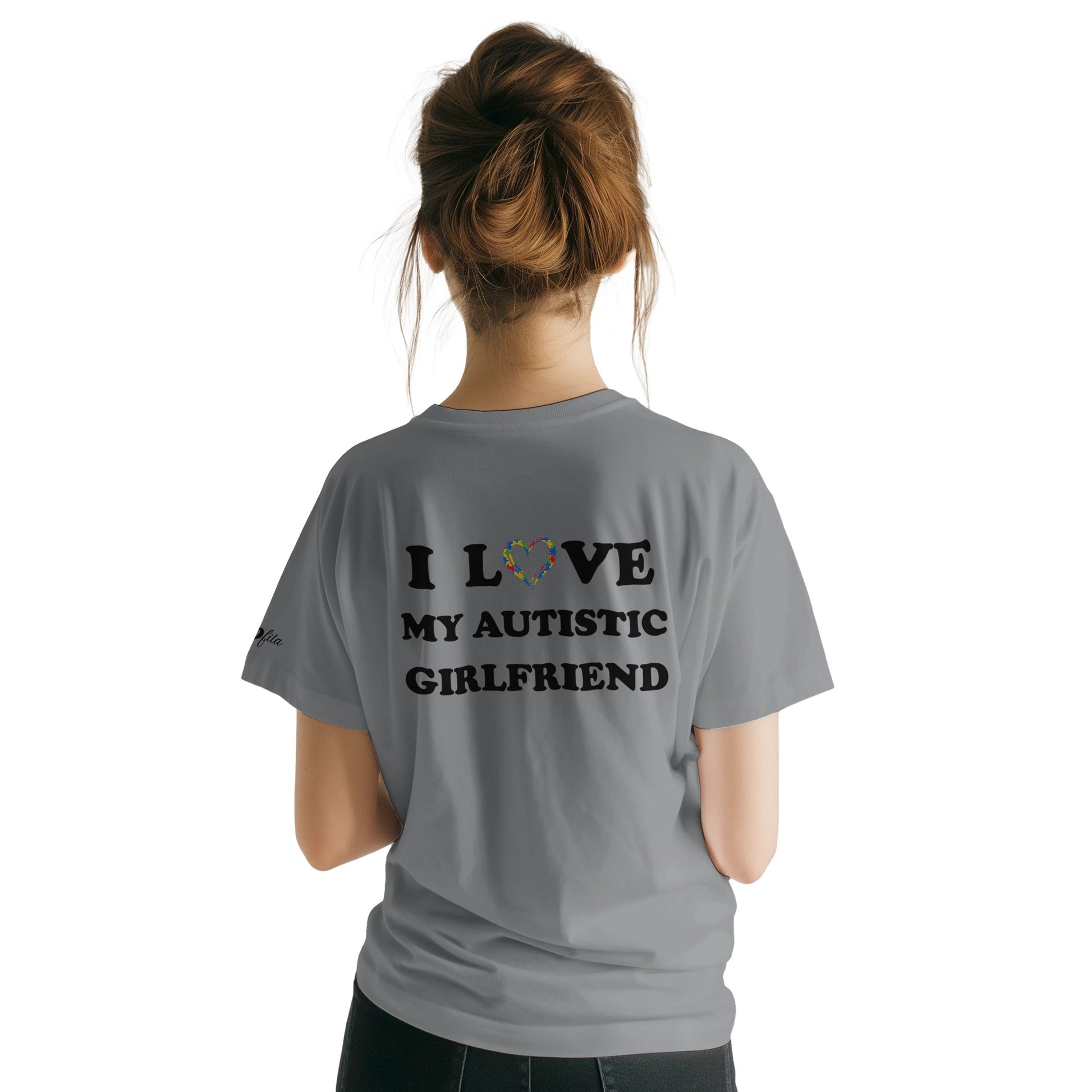 Autism Unisex Shirt I Love My Autistic Girlfriend T-Shirt Autism Awareness Day - Neofita Designs