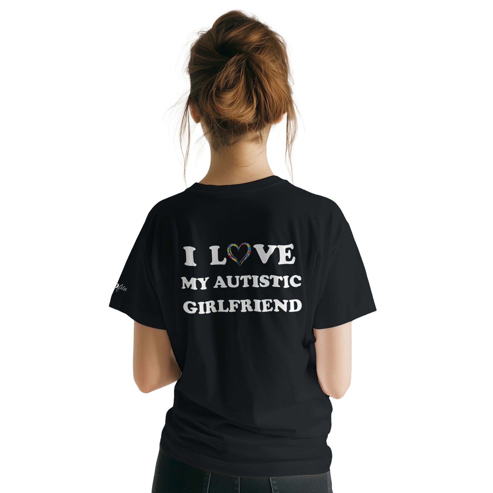 Autism Unisex Shirt I Love My Autistic Girlfriend T-Shirt Autism Awareness Day - Neofita Designs