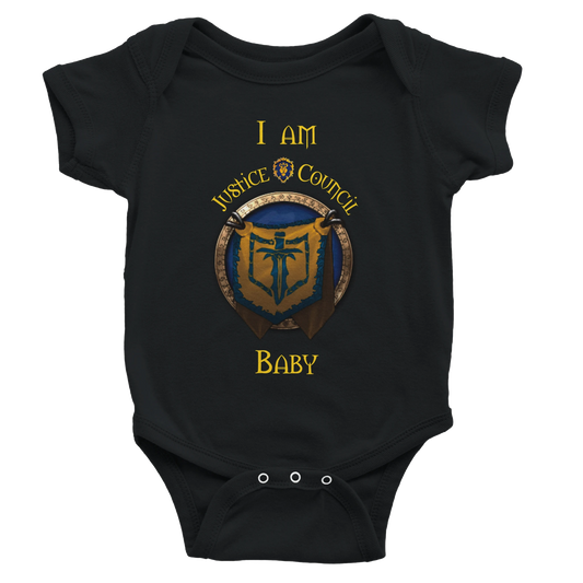 Personalised Guild Baby Short Sleeve Bodysuit for MMO Gamers - Neofita Designs