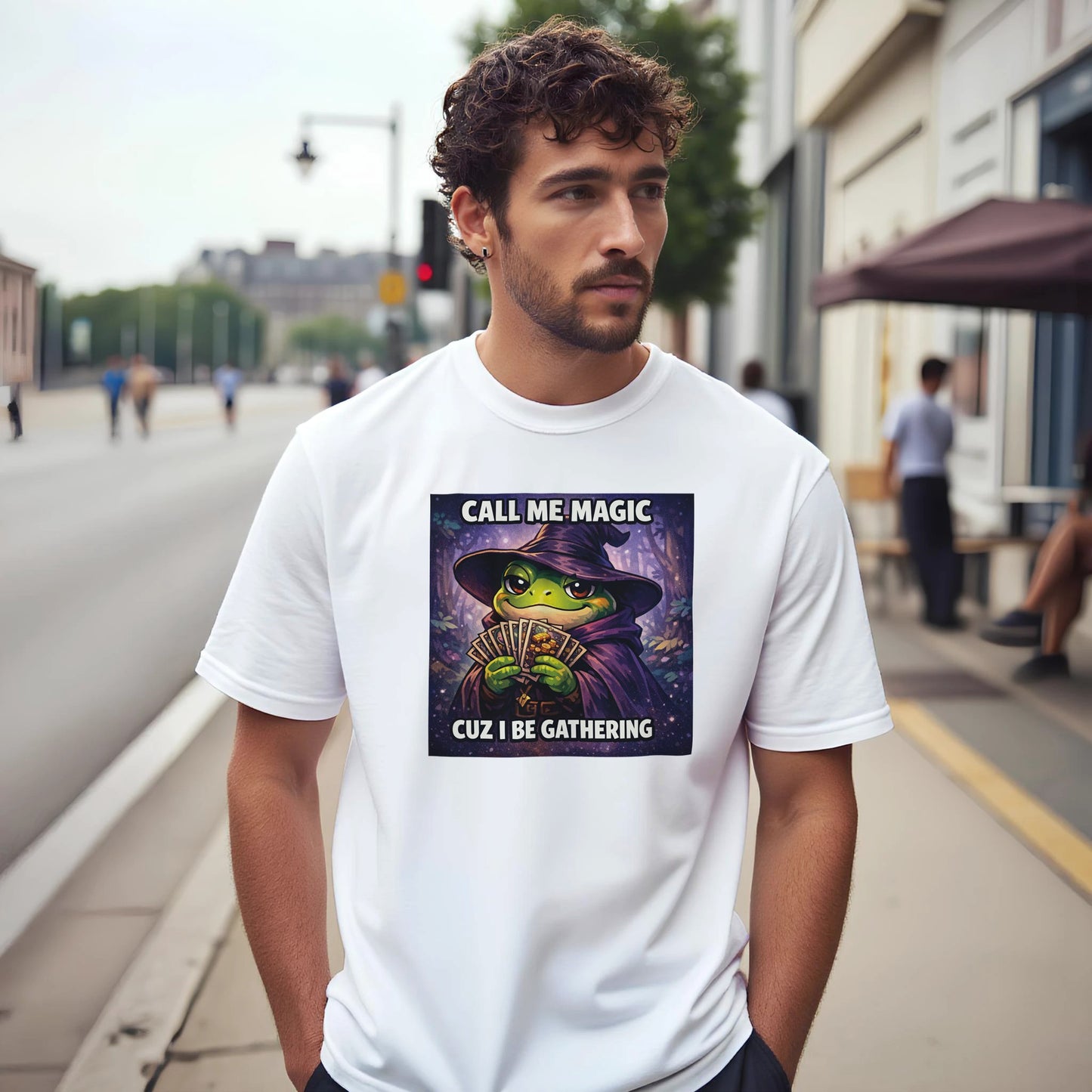 Call Me Magic Cuz I Be Gathering Classic Cotton T-shirt - Neofita Designs