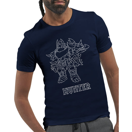 Custom Gamer Line Art Unisex Classic T-Shirt - Neofita Designs