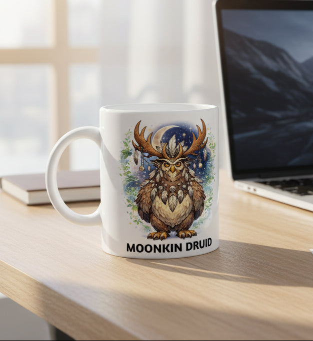 Personalised Funny Moonkin Druid Gamer Mug - Neofita Designs