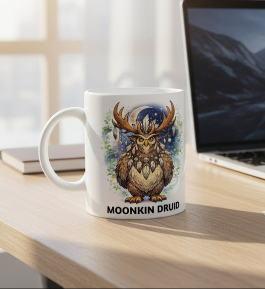 Personalised Funny Moonkin Druid Gamer Mug - Neofita Designs