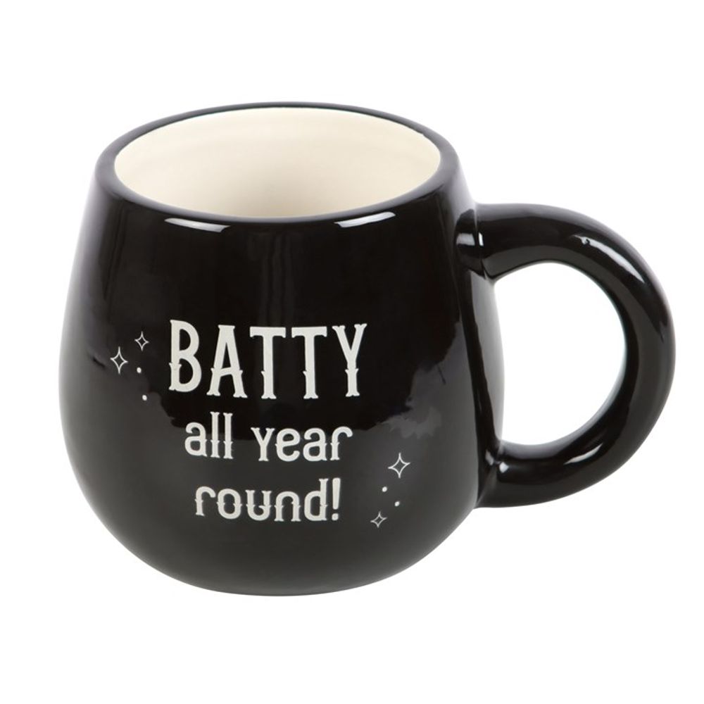 Batty All Year Round Rounded Peekaboo Mug