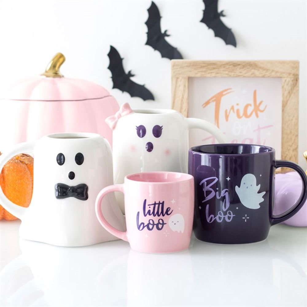 Big Boo Little Boo Family Mug Set / Ghost Mug Set For Halloween