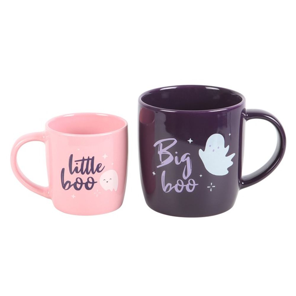 Big Boo Little Boo Family Mug Set / Ghost Mug Set For Halloween